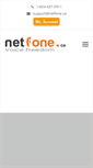 Mobile Screenshot of netfone.ca
